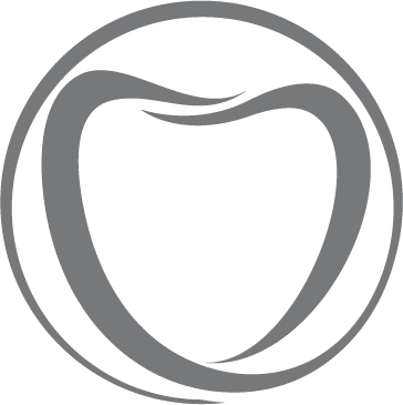 Dark grey minera orthodontics logo featuring a stylized tooth design.